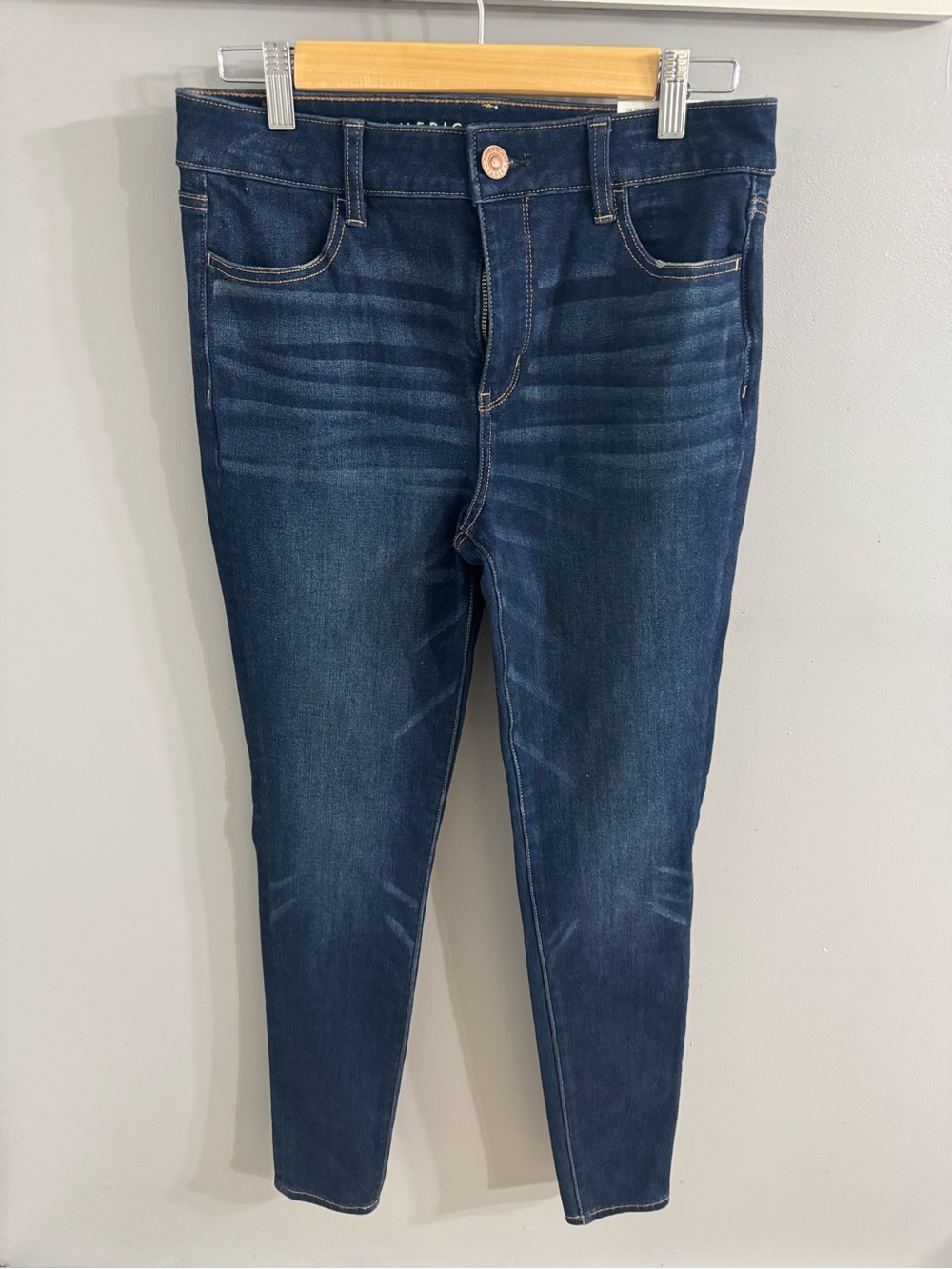 Classic American Eagle Dark Blue Women’s Skinny Jeans